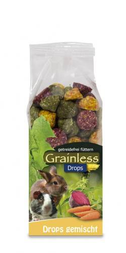 JR Farm Grainless Drops gemischt mit Verpackung