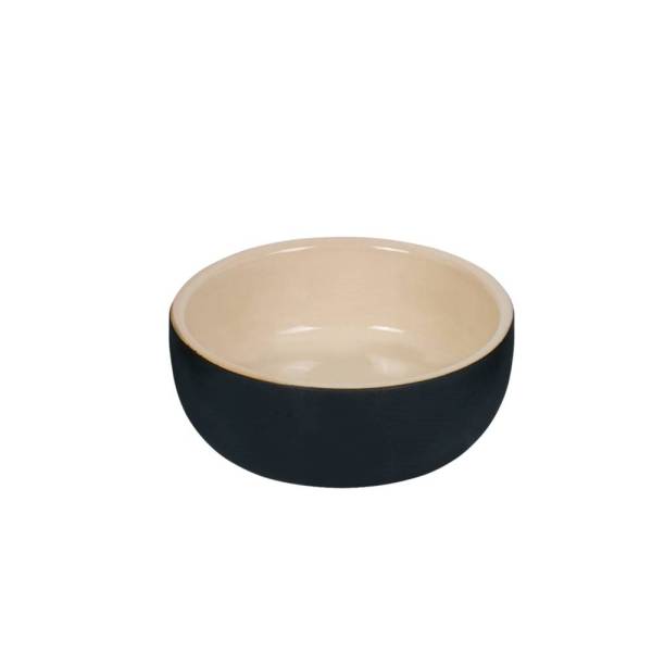 Keramiknapf 300ml - schwarz/creme